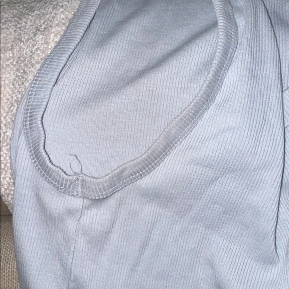 Universal Thread| Sky Blue Ribbed Tank - Picture 11 of 11
